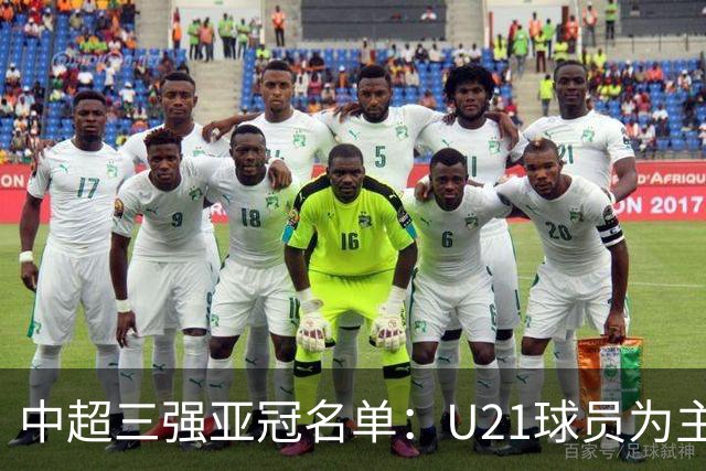 中超三强亚冠名单：U21球员为主题 傅欢郭全博在列